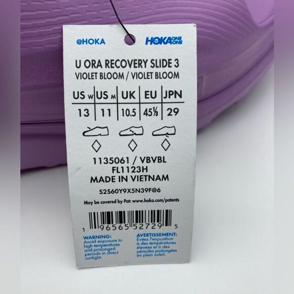 NWT Hoka All Gender Ora Recovery Slide Sandals M 11/W 13 - Picture 10 of 11